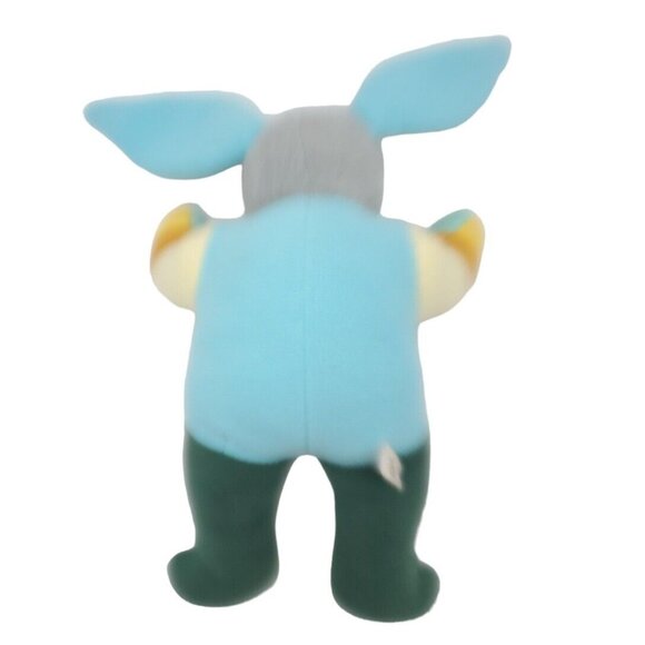 Brother Flax Bunny Rabbit Plush Stuffed Animal Blue Gray Simplistic Toddler 14"‎ - Picture 3 of 5
